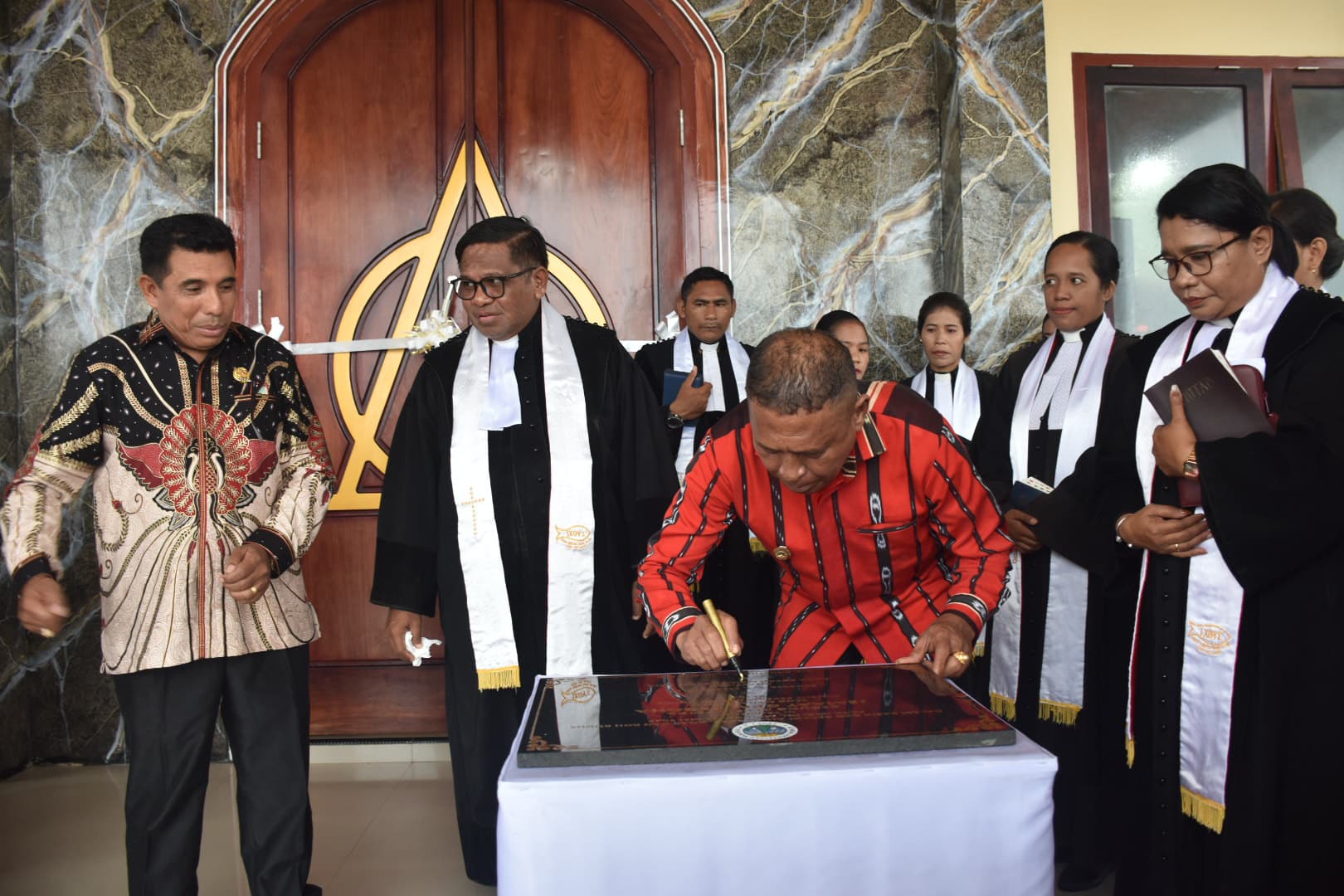 Pesan Wabup MBD Pada Peresmian Gereja Regoha