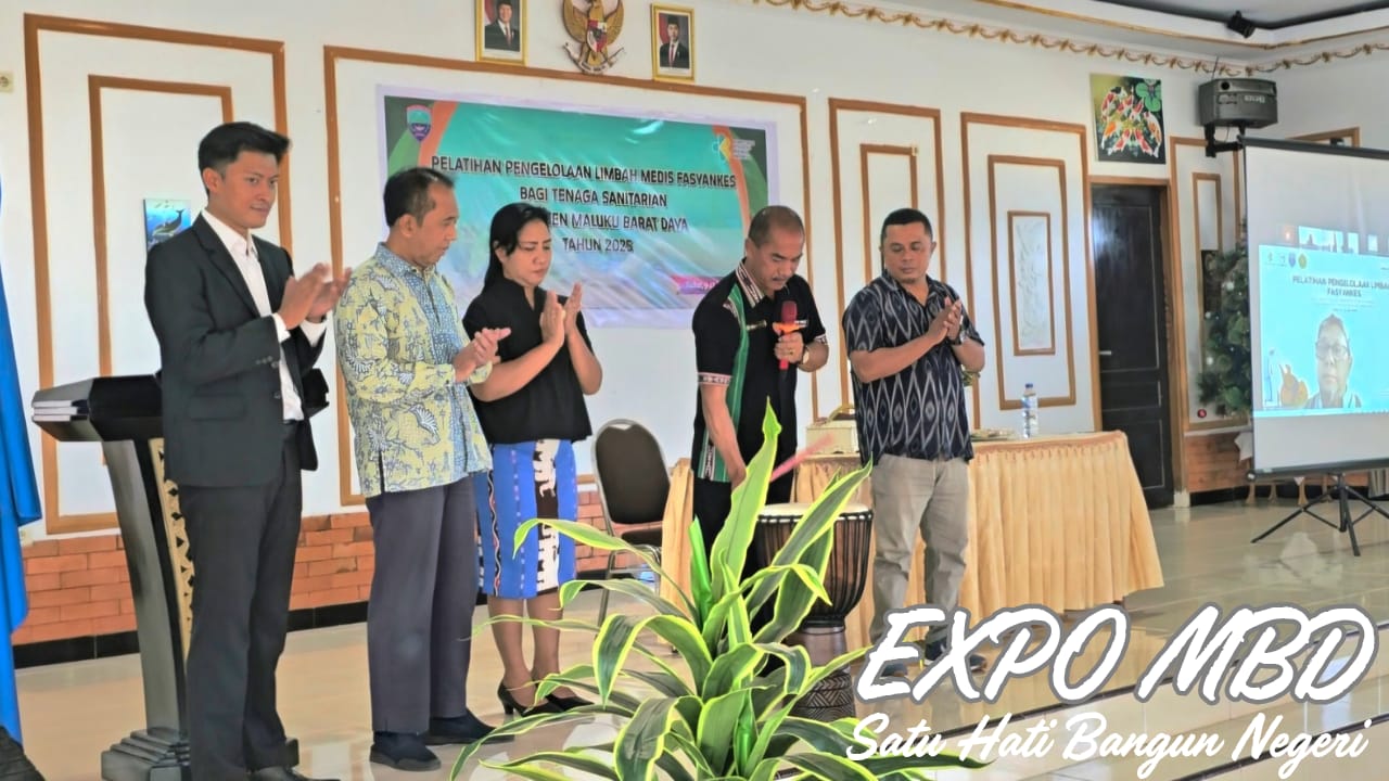 Dinkes MBD Latih Sanitarian Olah Limbah Medis Fasyankes