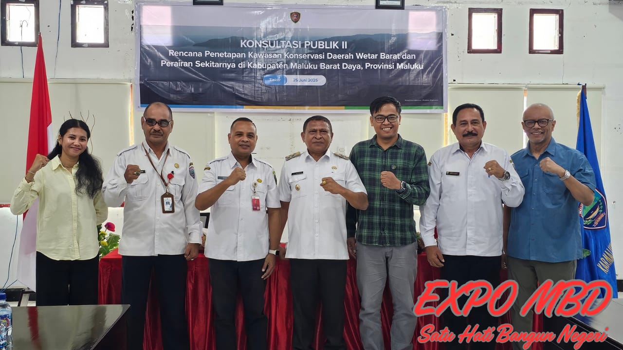 Wabup MBD Buka Konsultasi Publik II Rencana Penetapan Kawasan Konservasi Wetar Barat dan Perairan Sekitarnya