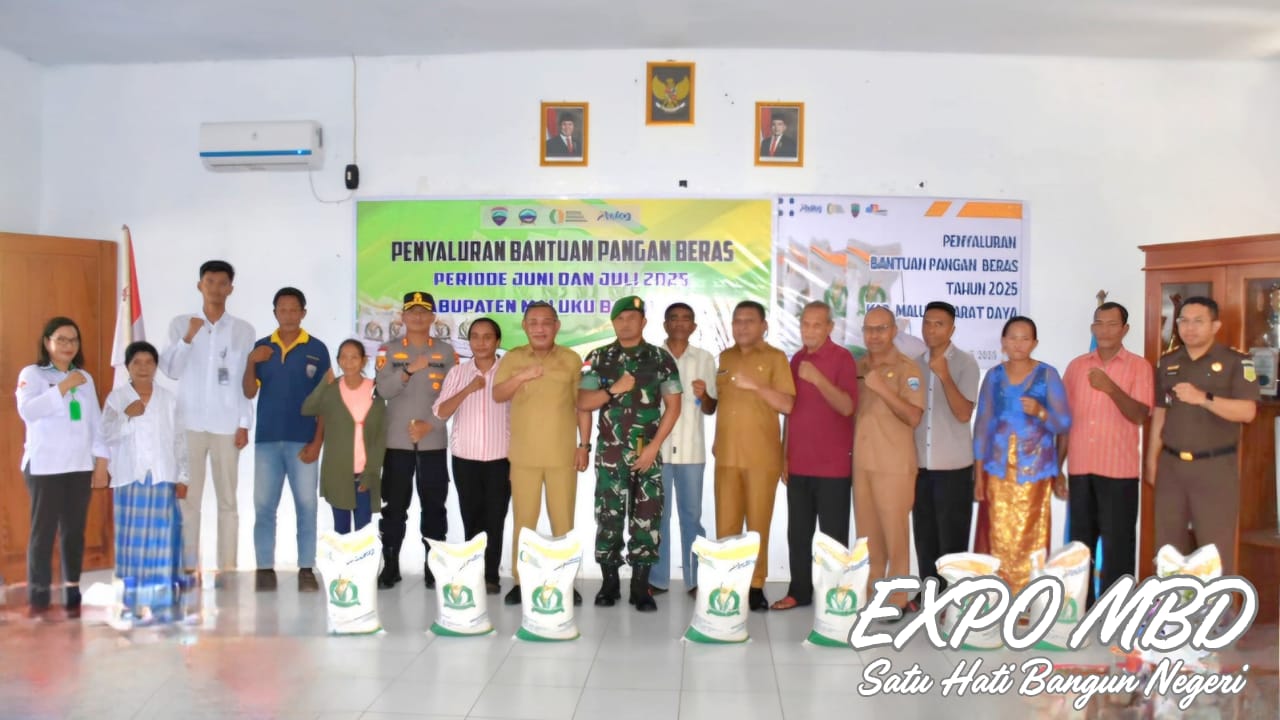Pemkab MBD Salurkan Beras 138,5 Ton Bantuan Pempus