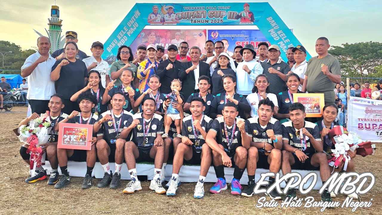 Bhayangkara dan Masela Juarai Bola Voli Bupati Cup III