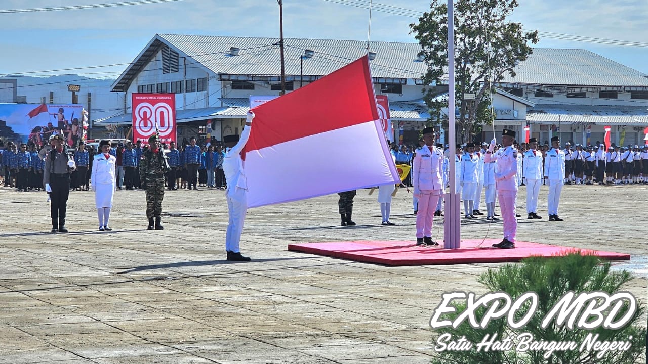 Upacara Peringatan HUT Ke-80 RI di MBD Berlangsung Khidmat