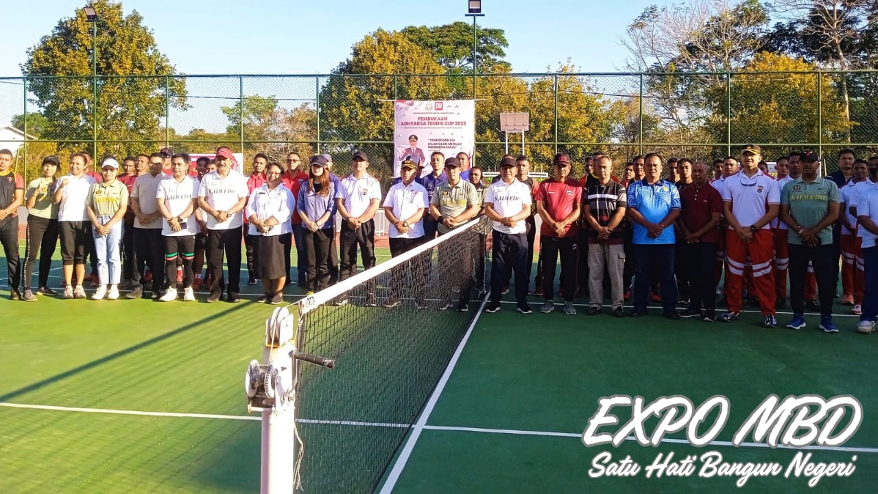 Kejari MBD Buka Turnamen Tenis Adhyaksa Cup 2025