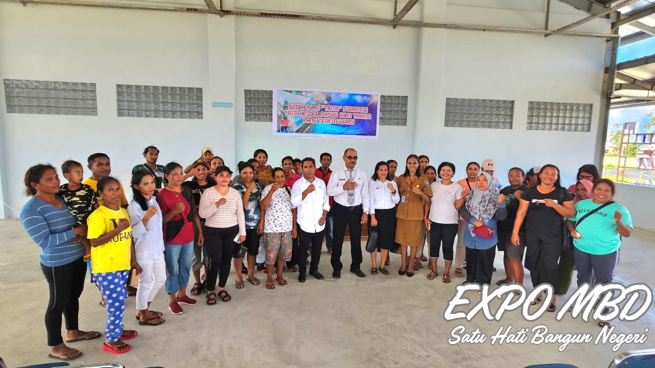 Dinas Perikanan MBD Sosialisasi “Tirta” Bagi Pemasar Ikan