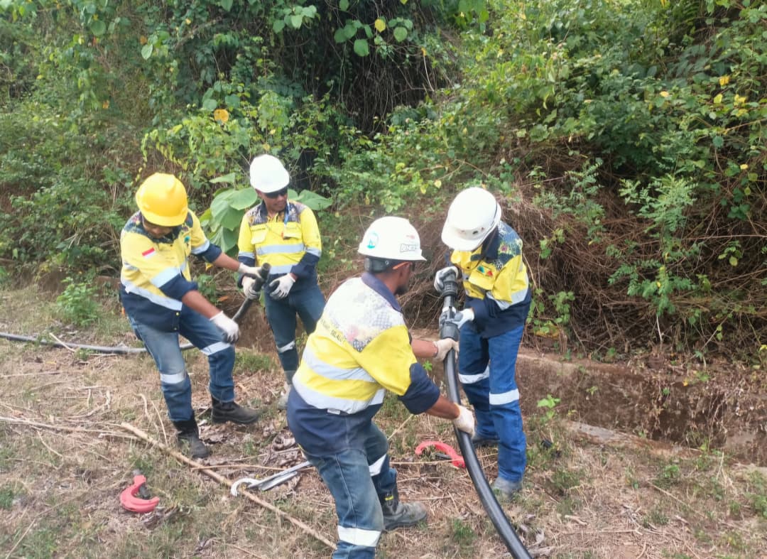 Perusahaan Tambang BKP-BTR Bangun Instalasi Air Bersih di Desa Ilwaki