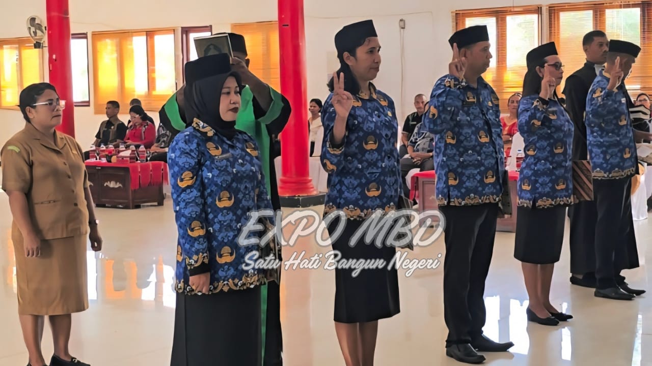 Harapan Kembali Menyala, Bupati Noach Lantik 151 P3K