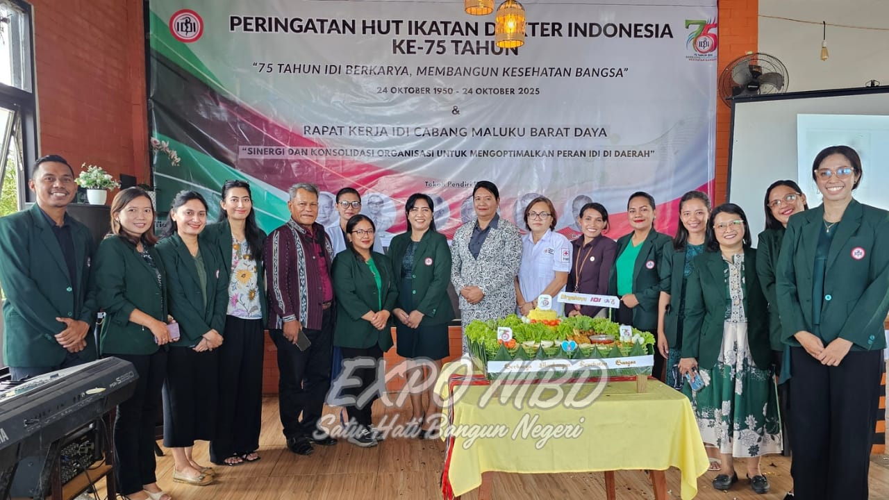 Seremoni Peringatan HUT IDI Ke-75, Raker dan Bakti Untuk Negeri