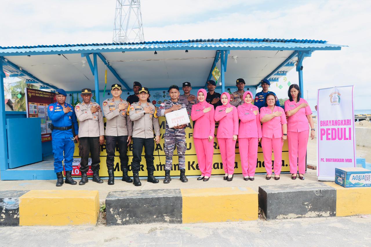 Kapolres MBD Kunjungi Pos Pam dan Pos Yan