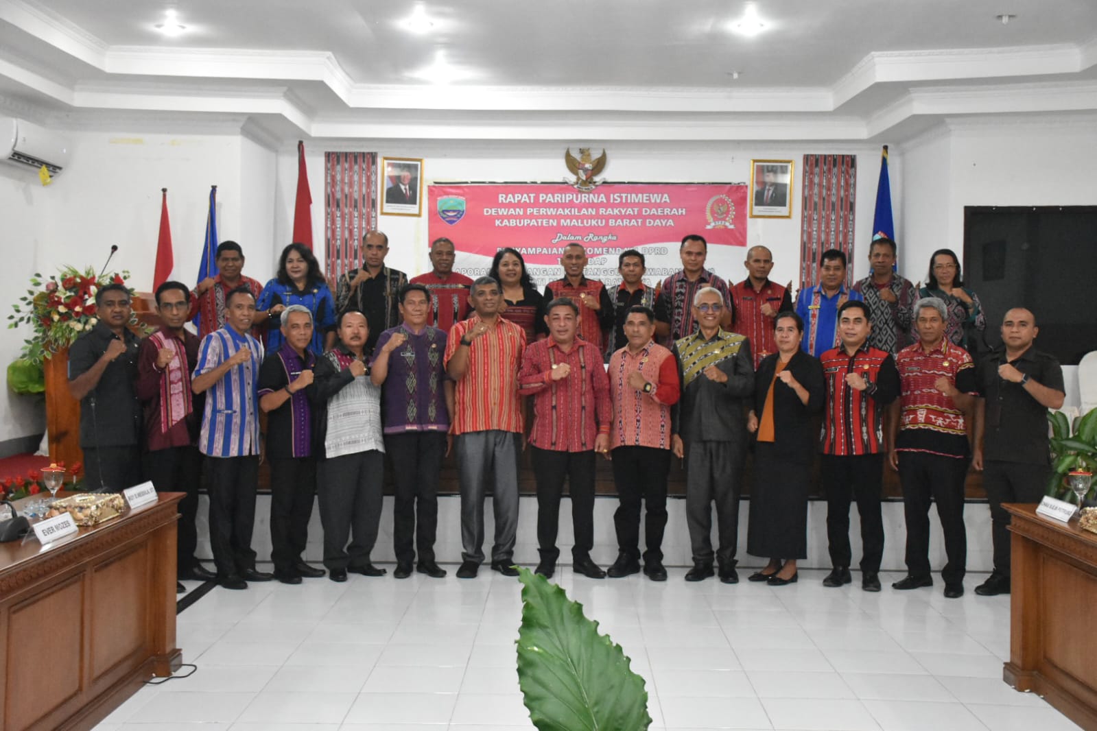 DPRD MBD Gelar Paripurna Penyampaian Rekomendasi Atas LKPJ Bupati