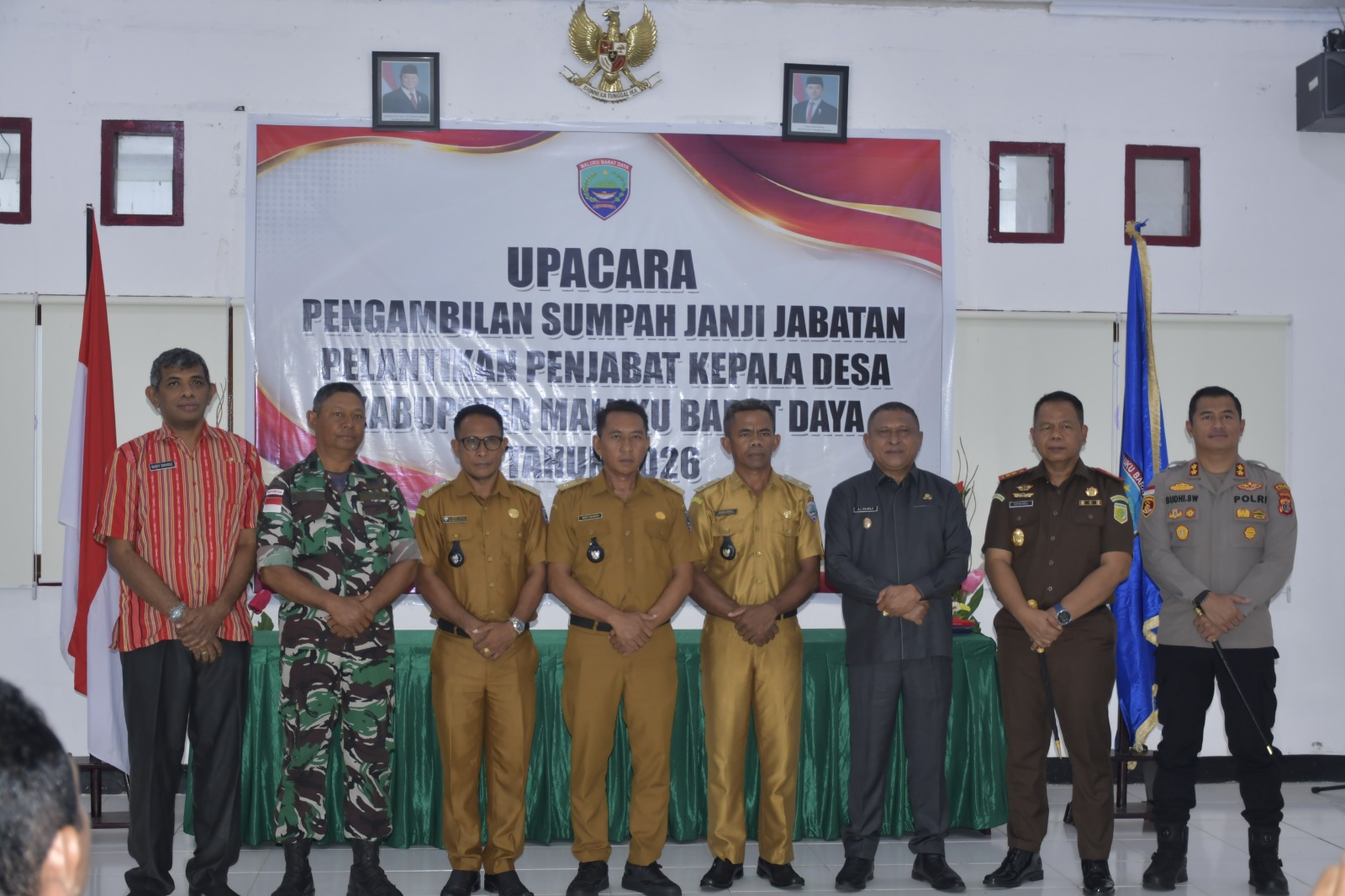 Wabup Kilikily Lantik 3 Penjabat Kades Luang Sermata