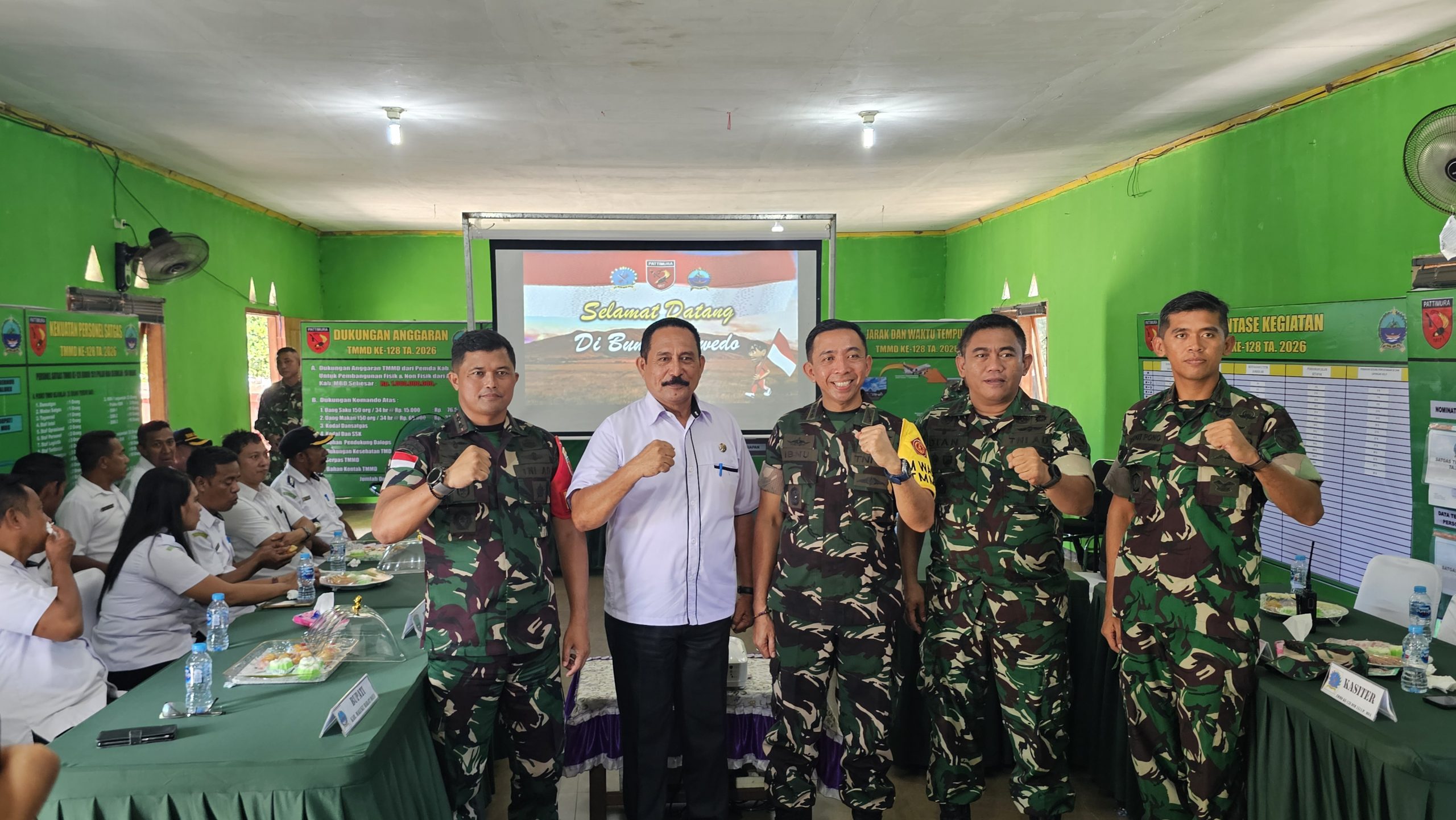 Ketua Tim Wasev Tekankan Penting Kolaborasi Suksesnya TMMD Ke-128 Kodim Moa