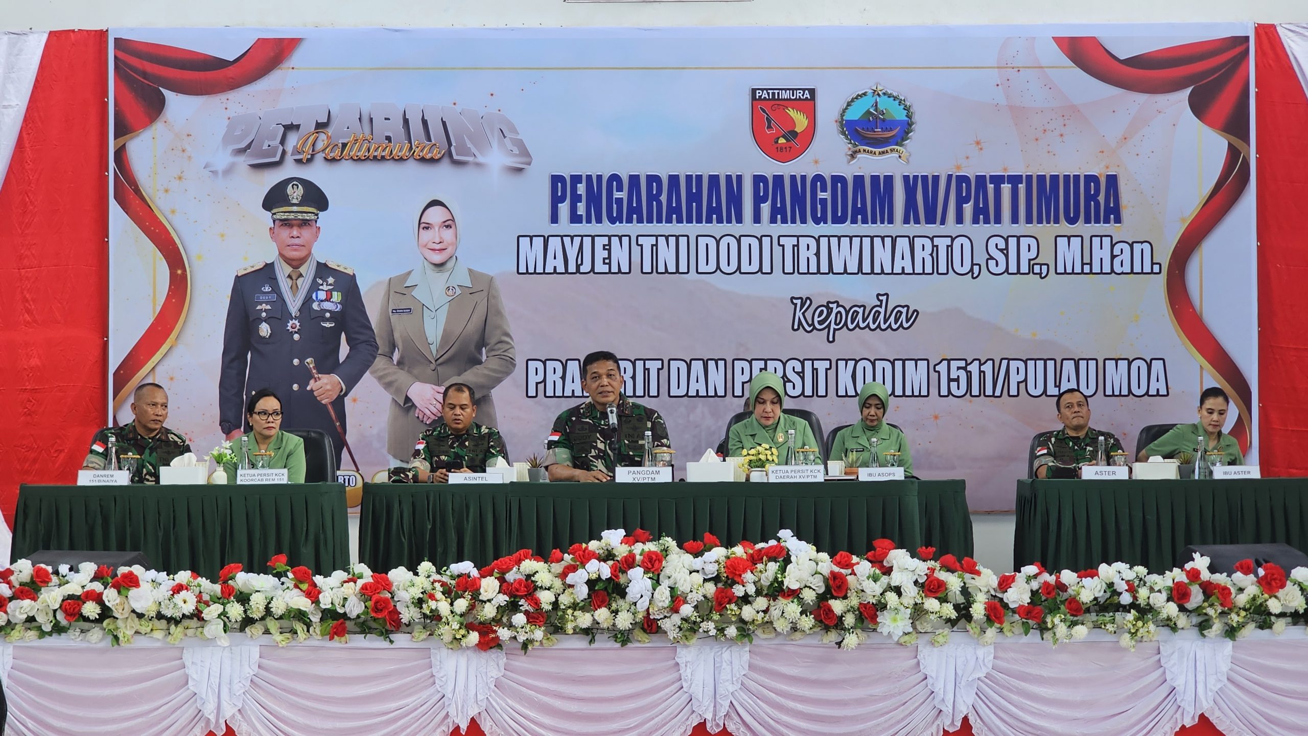 Pangdam XV/Pattimura Ingatkan Prajurit dan Persit Kodim Moa Bersyukur dan Bermanfaat