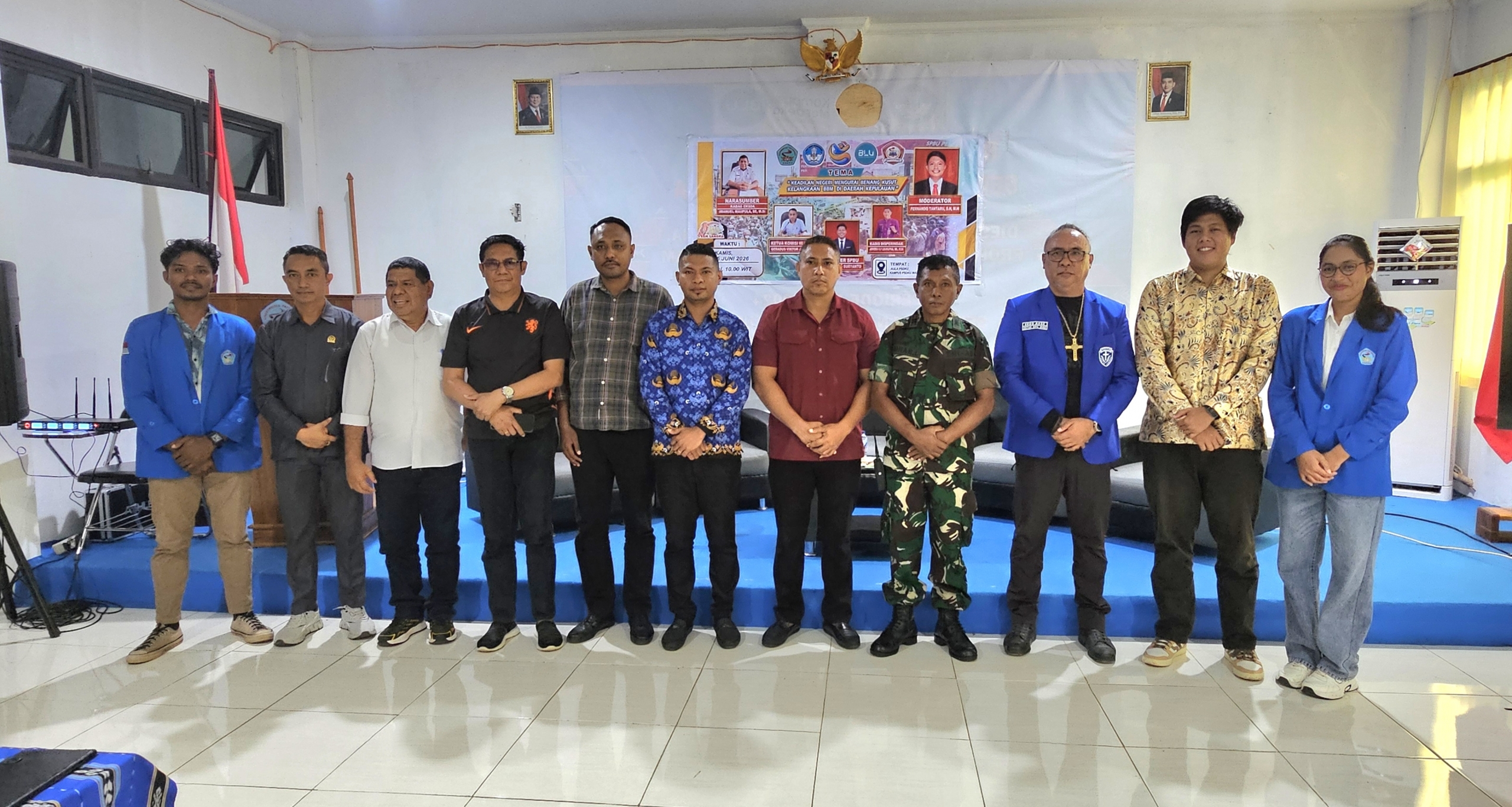 HMPS Hukum PSDKU Unpatti MBD Bahas Kelangkaan BBM
