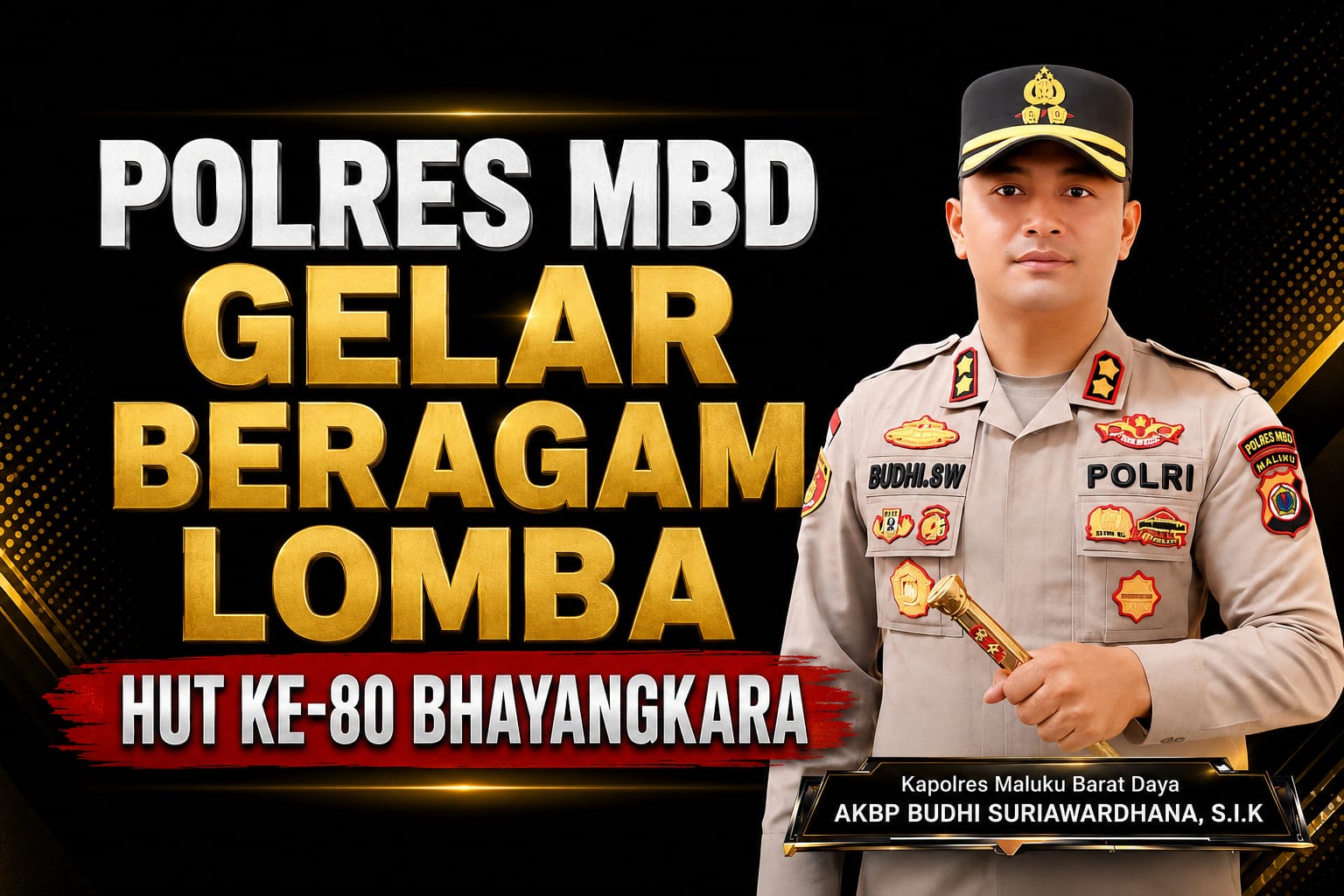 Polres MBD Gelar Beragam Lomba HUT Ke-80 Bhayangkara