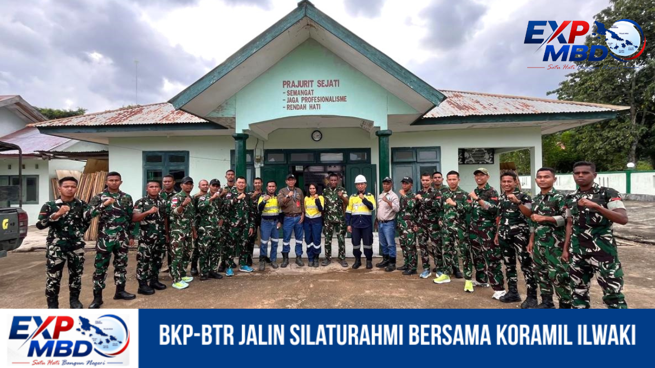 BKP-BTR Jalin Silaturahmi Bersama Koramil Ilwaki