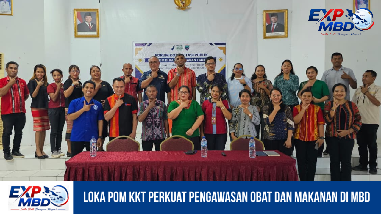 Loka POM KKT Perkuat Pengawasan Obat dan Makanan di MBD
