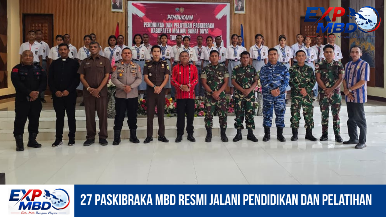 27 Paskibraka MBD Resmi Jalani Pendidikan dan Pelatihan