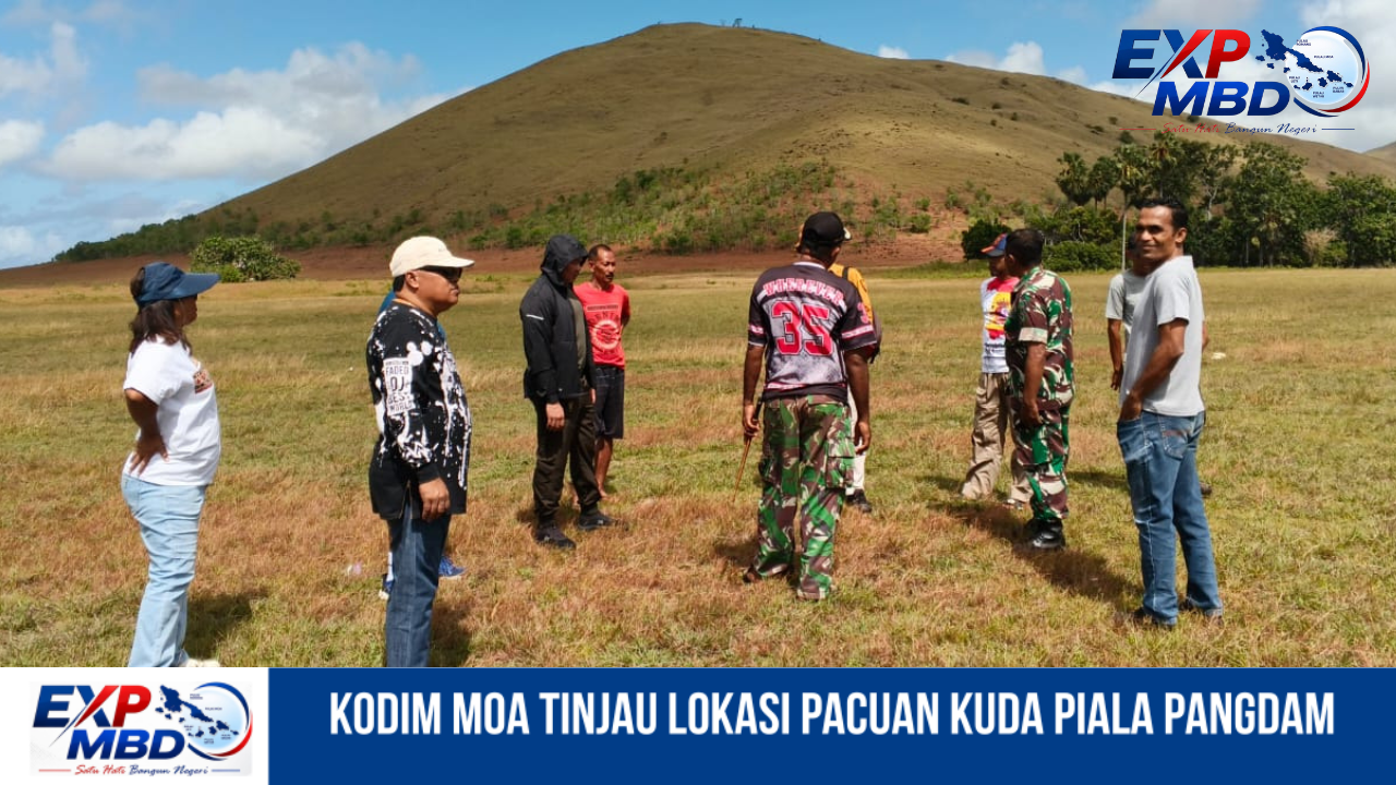 Kodim Moa Tinjau Lokasi Pacuan Kuda Piala Pangdam