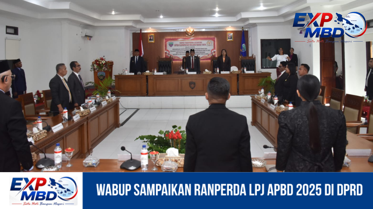 Wabup MBD Sampaikan Ranperda LPJ APBD 2025