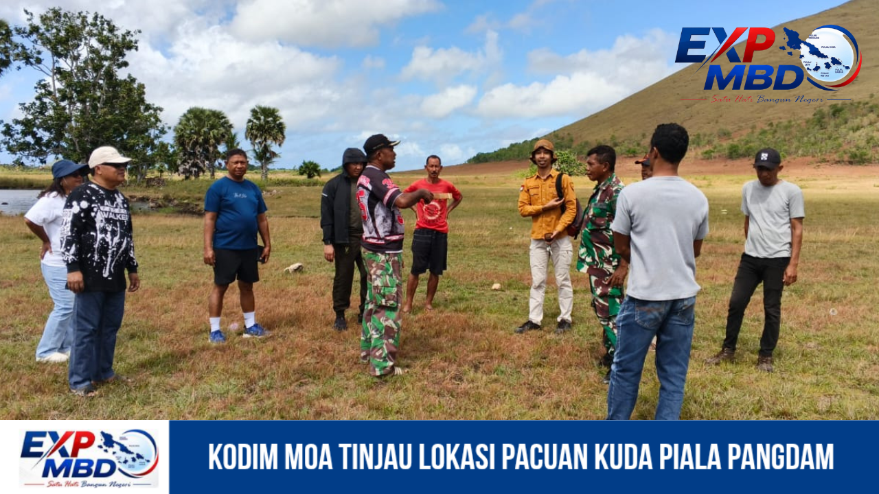 Kodim Moa Tinjau Lokasi Pacuan Kuda Piala Pangdam