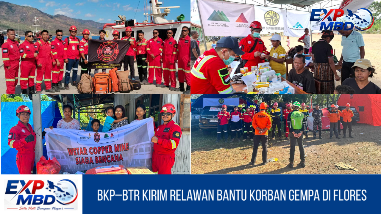 BKP–BTR Kirim Relawan Bantu Korban Gempa di Flores