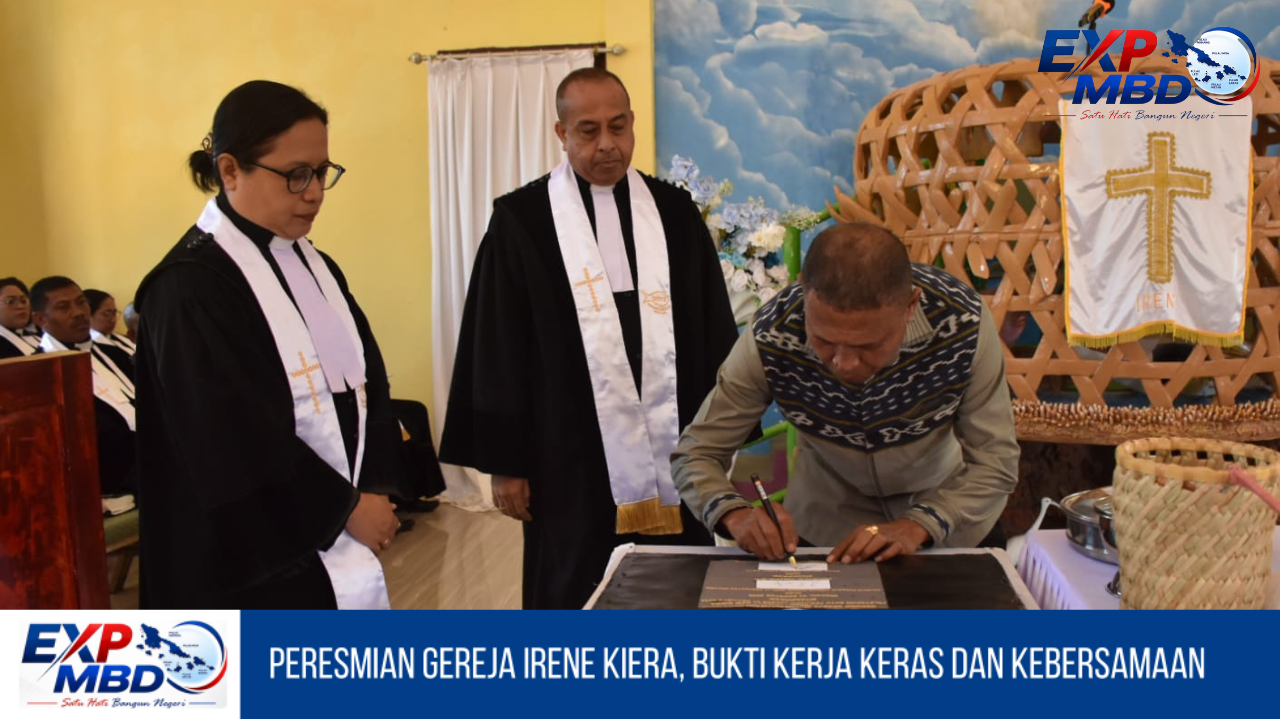 Peresmian Gereja Irene Kiera, Bukti Kerja Keras dan Kebersamaan