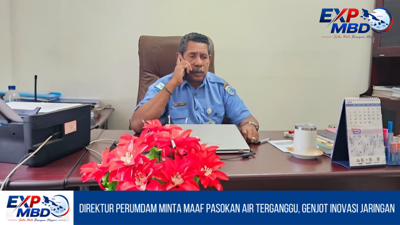 Direktur Perumdam Minta Maaf Pasokan Air Terganggu, Genjot Inovasi Jaringan