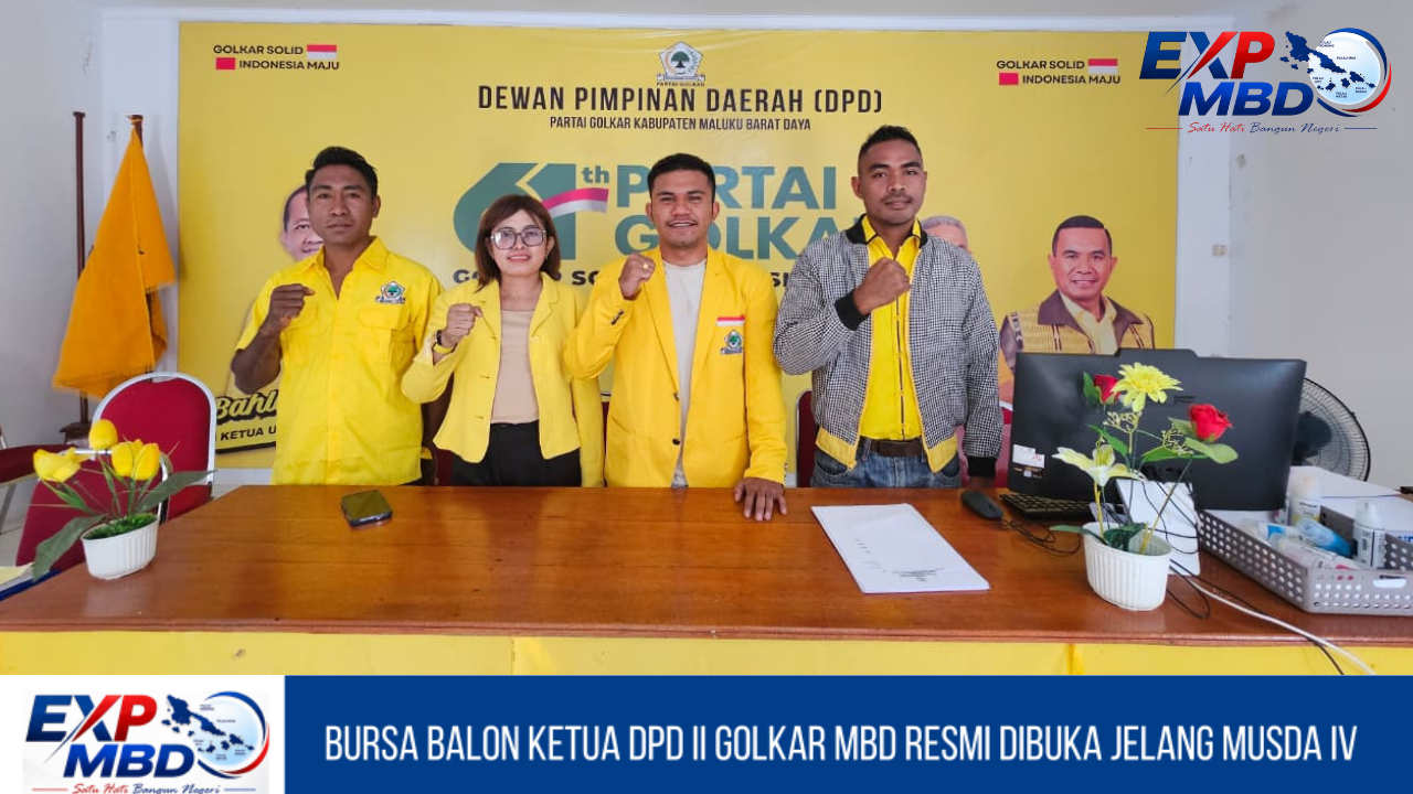 Bursa Balon Ketua DPD II Golkar MBD Resmi Dibuka Jelang Musda IV