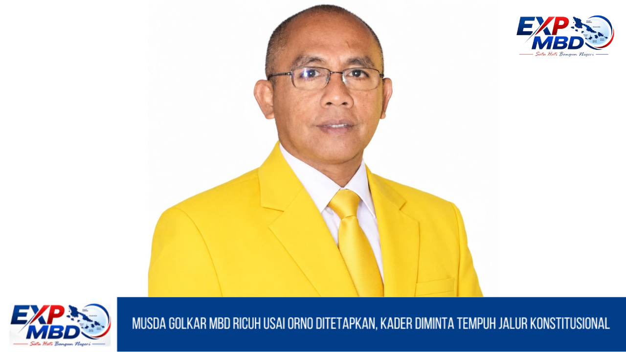 Musda Golkar MBD Ricuh Usai Odie Orno Ditetapkan, Kader Diminta Tempuh Jalur Konstitusional