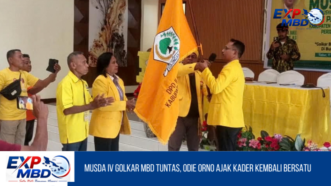 Musda IV Golkar MBD Tuntas, Odie Orno Ajak Kader Kembali Bersatu
