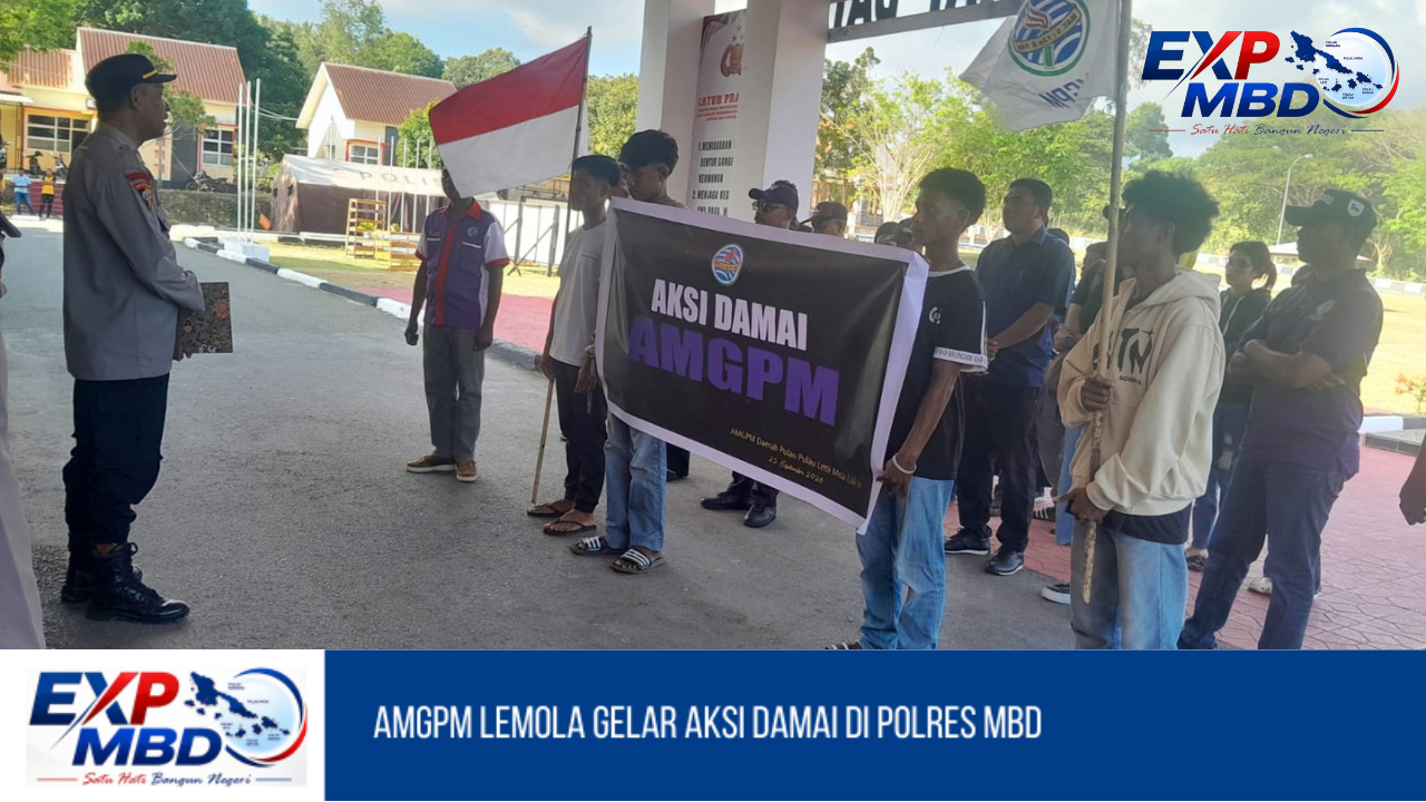 AMGPM Lemola Gelar Aksi Damai di Polres MBD
