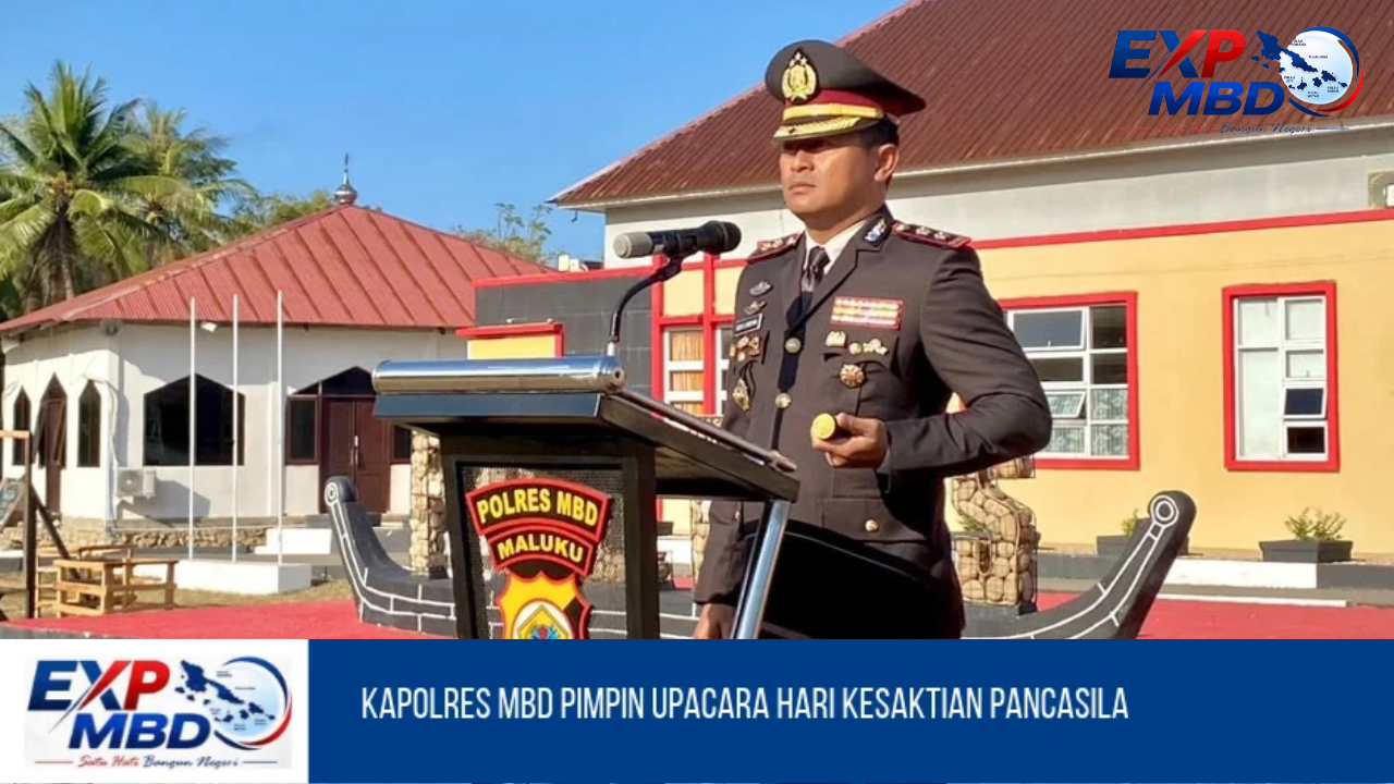 Kapolres MBD Pimpin Upacara Hari Kesaktian Pancasila