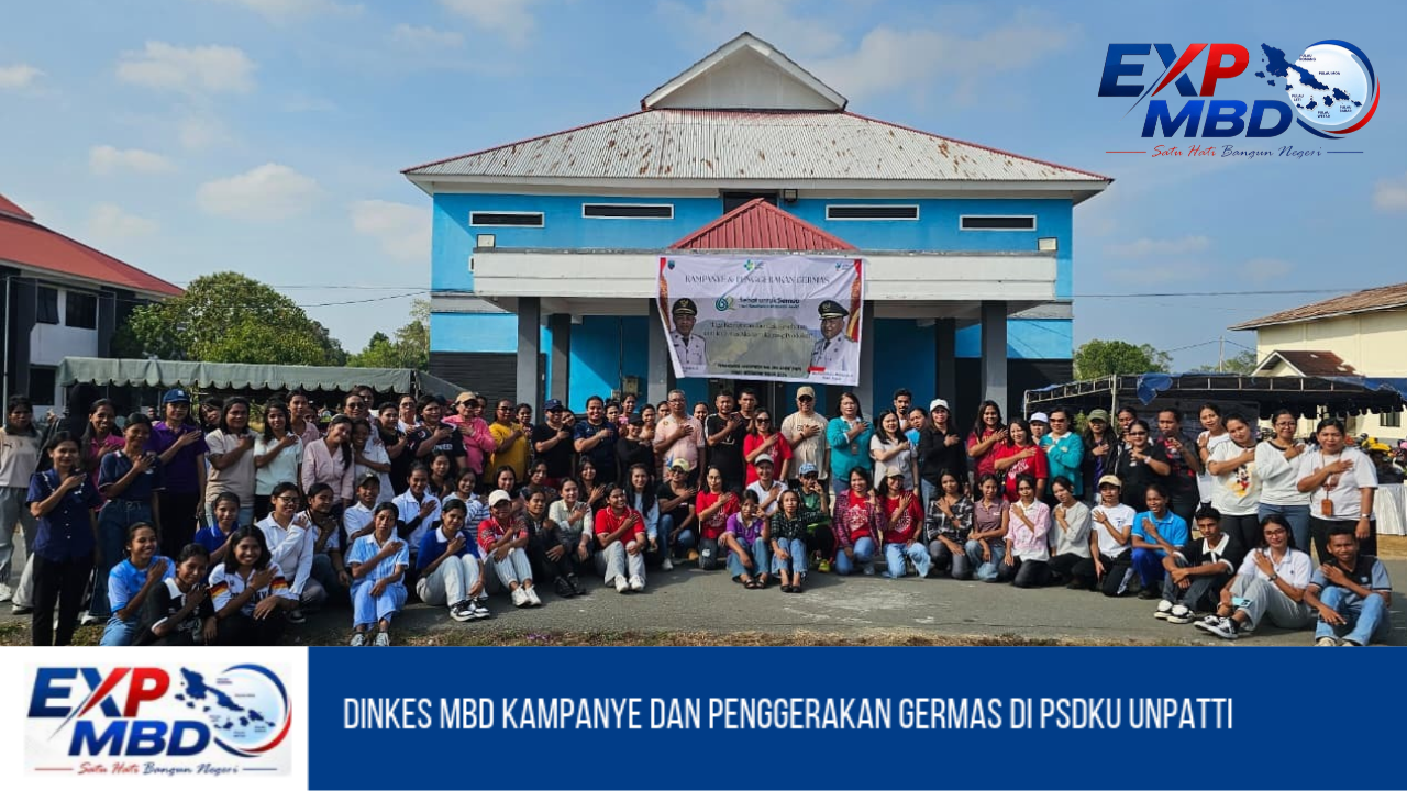 Dinkes MBD Kampanye dan Penggerakan Germas di PSDKU Unpatti